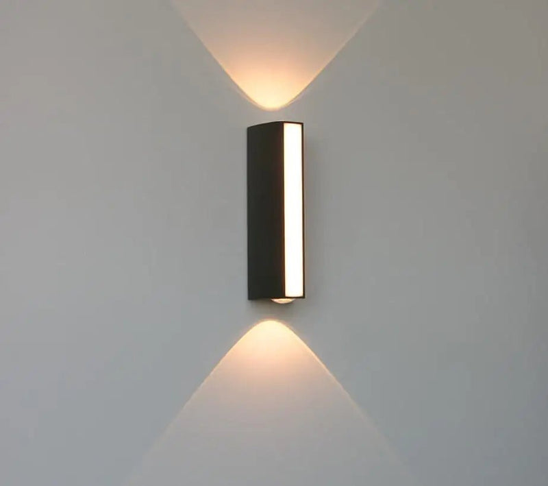 Outdoor Waterproof IP65 Wall Lamp 12w LED Wall Light Modern Indoor/Outdoor Decor Up Down Dual - Head Aluminum Wall Lamp - Lacatang Shop
