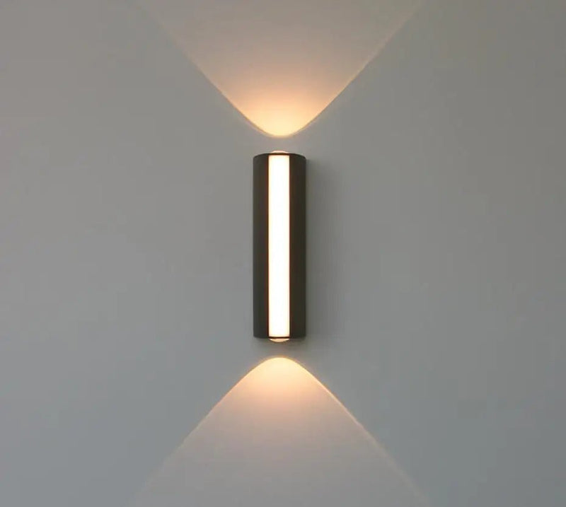 Outdoor Waterproof IP65 Wall Lamp 12w LED Wall Light Modern Indoor/Outdoor Decor Up Down Dual - Head Aluminum Wall Lamp - Lacatang Shop