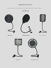 Oute Sound Anchor Microphone Anti - Spray Net Special for Recording Studio Condenser Microphone Karaoke Metal Spray - Proof Microphone Cover - Lacatang Shop