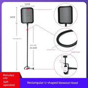 Oute Sound Anchor Microphone Anti - Spray Net Special for Recording Studio Condenser Microphone Karaoke Metal Spray - Proof Microphone Cover - Lacatang Shop