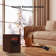 Over Heat Safety Protection Electric Portable Indoor Household Living Room Bedroom Air Space Infrared Quartz Cabinet Heater - Lacatang Shop