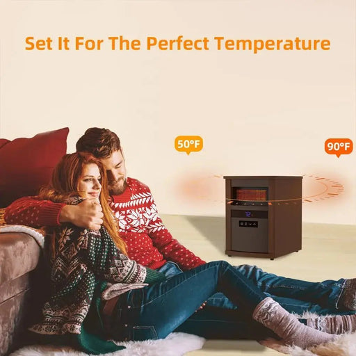 Over Heat Safety Protection Electric Portable Indoor Household Living Room Bedroom Air Space Infrared Quartz Cabinet Heater - Lacatang Shop