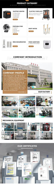 Over Heat Safety Protection Electric Portable Indoor Household Living Room Bedroom Air Space Infrared Quartz Cabinet Heater - Lacatang Shop