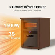 Over Heat Safety Protection Electric Portable Indoor Household Living Room Bedroom Air Space Infrared Quartz Cabinet Heater - Lacatang Shop