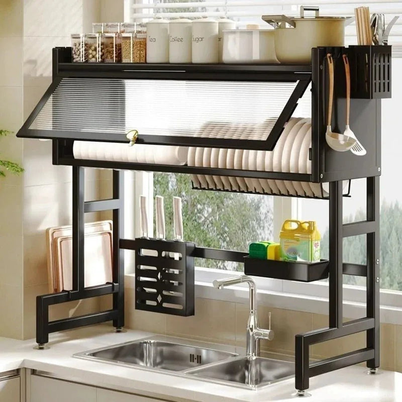 Over The Sink Multi - Organizer Dish Rack - Lacatang Shop