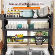 Over The Sink Multi - Organizer Dish Rack - Lacatang Shop