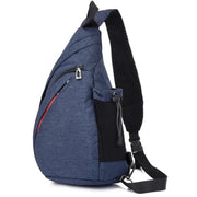 Oxford Cloth Chest Bag Men's Fashionable Crossbody Bag Outdoor Multifunctional Lightweight Casual Small Backpack - Lacatang Shop