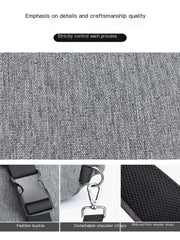 Oxford Cloth Chest Bag Men's Fashionable Crossbody Bag Outdoor Multifunctional Lightweight Casual Small Backpack - Lacatang Shop