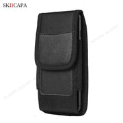 Oxford Cloth Leather Waist Pouch for Samsung S24 Ultra Plus with Belt Clip - Holster Bag for Galaxy A15, A05S, A05, A25 - Lacatang Shop