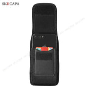 Oxford Fabric Leather Phone Pouch with Belt Clip for Samsung S24 Ultra Plus and Galaxy A Series - Lacatang Shop