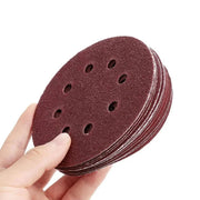 P - 80 5 inch 8 Hole Sanding Discs Grind Paper Sanding Disc~2350 - Lacatang Shop