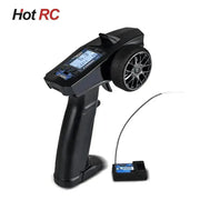 P32 Turbo Racing 91803G - C 2.4G 4CH VT system LCD Display Radio Transmitter Remote Controller with Receiver for RC Car Boat - Lacatang Shop