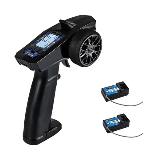 P32 Turbo Racing 91803G - C 2.4G 4CH VT system LCD Display Radio Transmitter Remote Controller with Receiver for RC Car Boat - Lacatang Shop