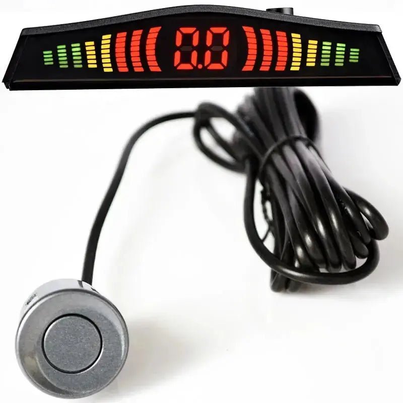 Parktronic Car Detector Auto LED Display 4PCS Parking Sensor Kit Reverse Assistance Backup Radar Monitor Parking Car - detector - Lacatang Shop