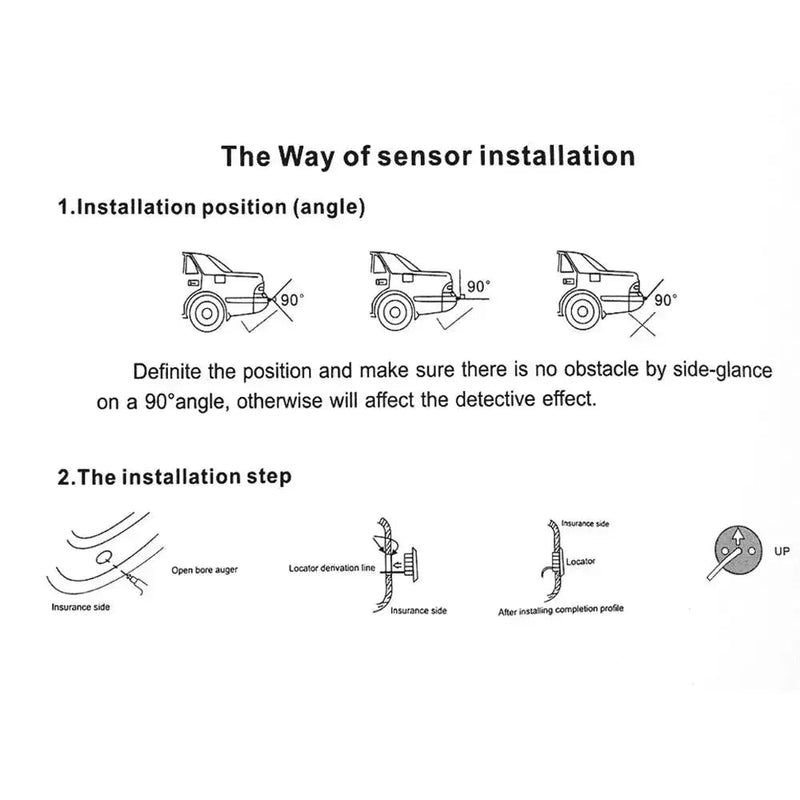 Parktronic Car Detector Auto LED Display 4PCS Parking Sensor Kit Reverse Assistance Backup Radar Monitor Parking Car - detector - Lacatang Shop