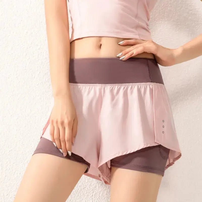 Peak Women's Fitness Yoga Shorts Summer Quick - Drying High Waist Hip Lift Casual Basketball Training Anti - Exposure Short Pants - Lacatang Shop