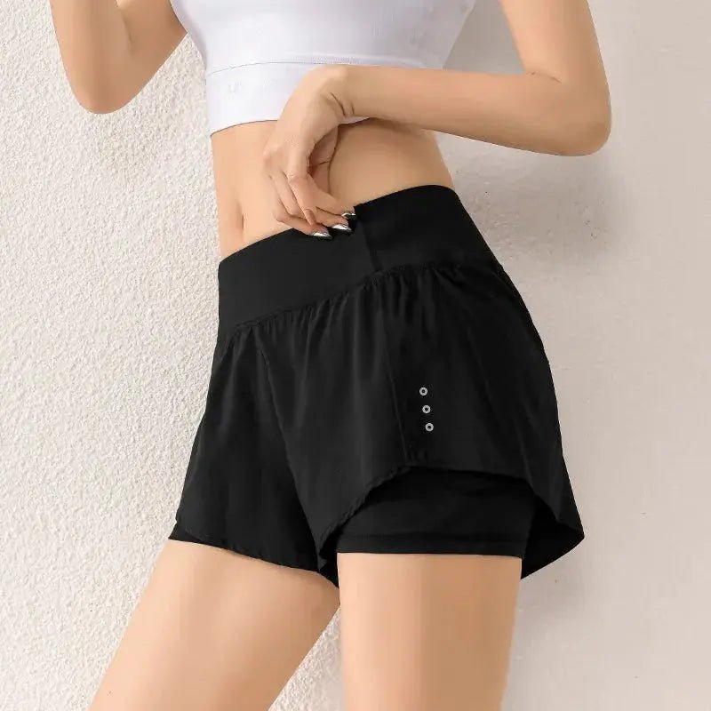 Peak Women's Fitness Yoga Shorts Summer Quick - Drying High Waist Hip Lift Casual Basketball Training Anti - Exposure Short Pants - Lacatang Shop