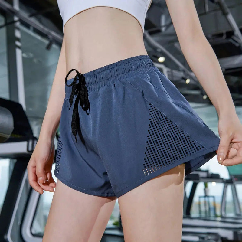 Peak Women's Fitness Yoga Shorts Summer Quick - Drying High Waist Hip Lift Casual Basketball Training Anti - Exposure Short Pants - Lacatang Shop