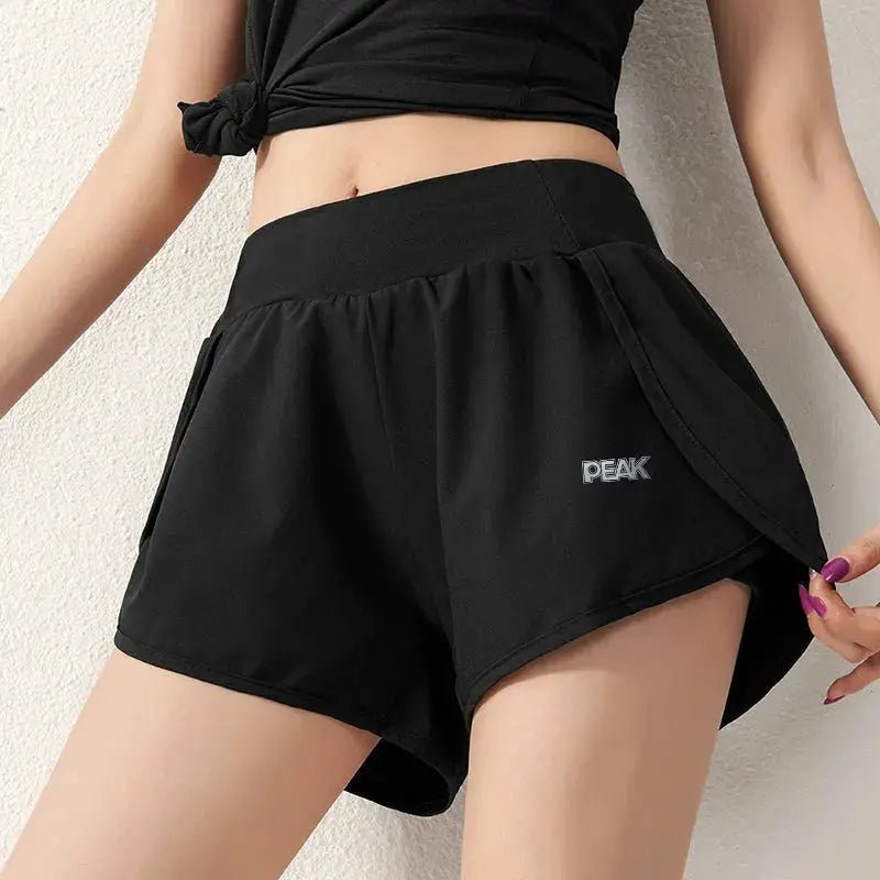 Peak Women's Fitness Yoga Shorts Summer Quick - Drying High Waist Hip Lift Casual Basketball Training Anti - Exposure Short Pants - Lacatang Shop