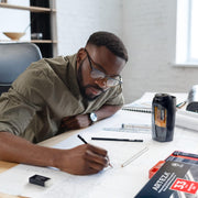 Pencil Sharpener, Black, Quiet Pencil Sharpener for 8 - Mm Pencils, Office Supplies for Teachers, Students, and Classrooms, Art Studios, and Workspaces - Lacatang Shop