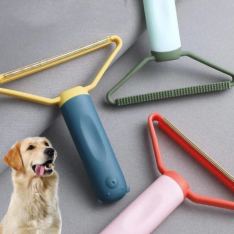 Pet Cat Dog Hair Remover Dematting Comb Double - Sided Sofa Clothes Shaver Lint Rollers for Cleaning Pets Comb Brush Removal Mitts Brush - Lacatang Shop