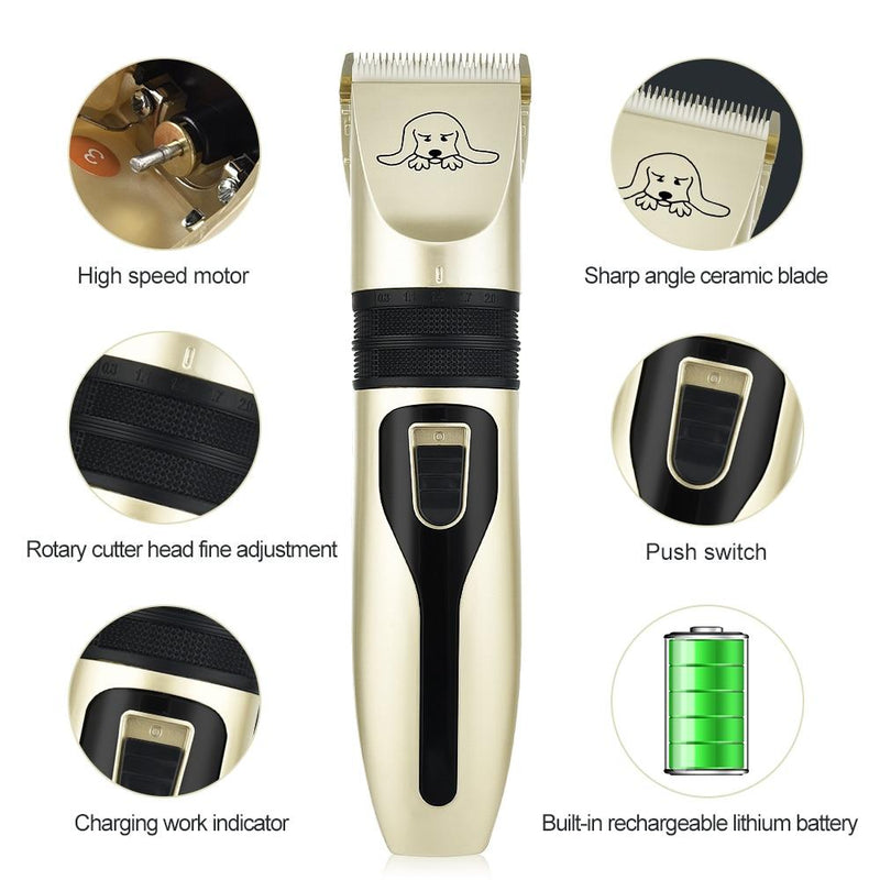 Professional Pet Hair Clipper Set for Dogs - Salon Quality Grooming