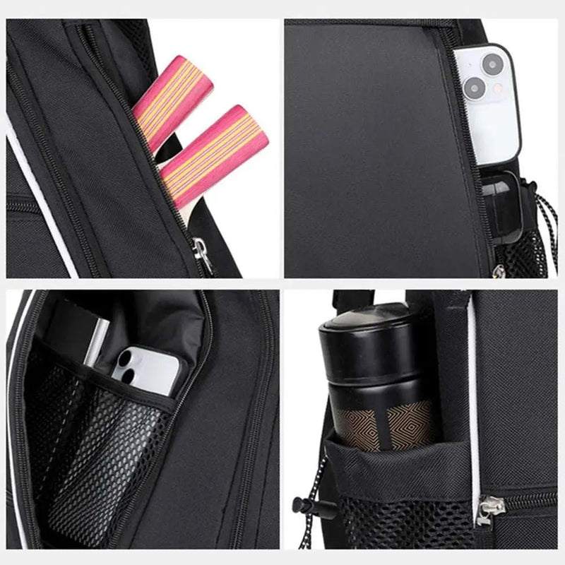 Pickleball Bag Pickleball Backpack Multifunctional Sports Backpack Multi - pockets Pickleball Paddle Backpack Tennis Bag - Lacatang Shop
