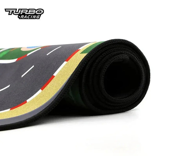 Portable 1.6x0.9m Turbo Racing Rubber Mat for Mini RC Car Table Racing Accessories - Lacatang Shop