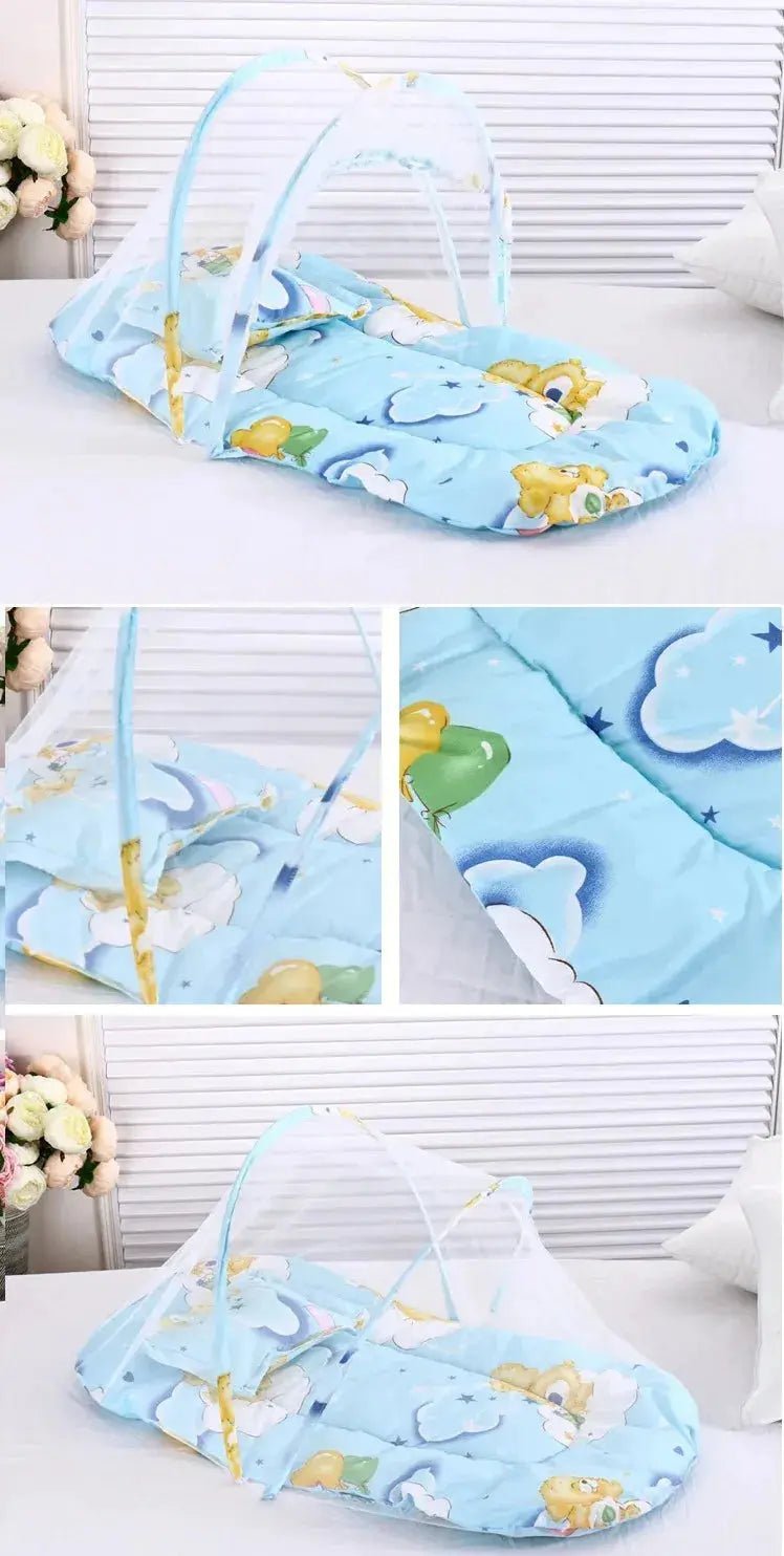 Portable Bionic Travel Crib for Newborns - Foldable Pressure - Proof Middle Bed - Lacatang Shop