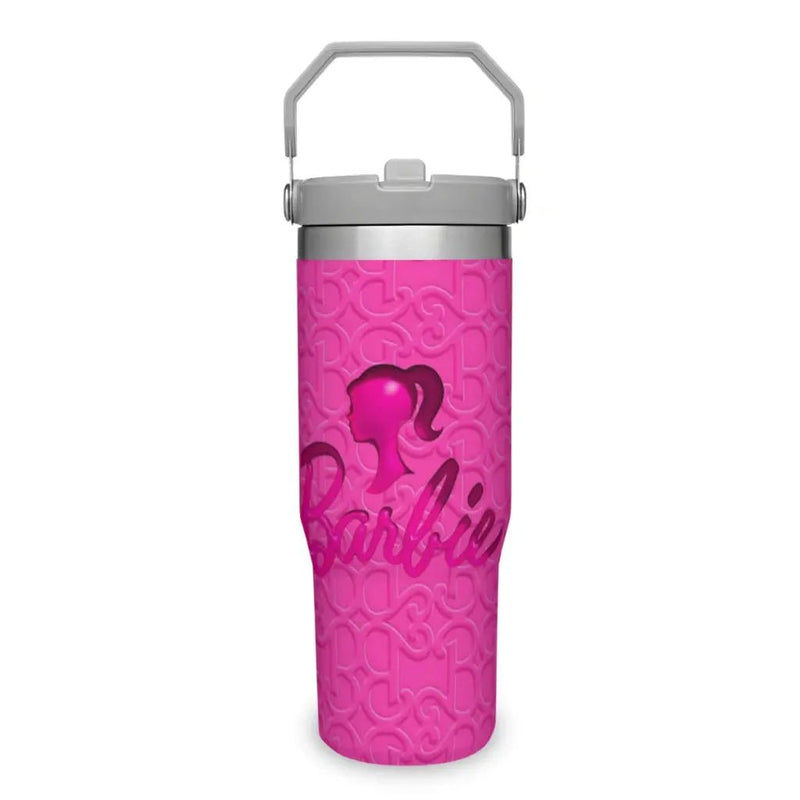 Portable Car Cup Barbie Stainless Steel 304 Tumbler Water Bottle 30oz/900ml - Lacatang Shop