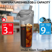 Portable Car Cup Barbie Stainless Steel 304 Tumbler Water Bottle 30oz/900ml - Lacatang Shop