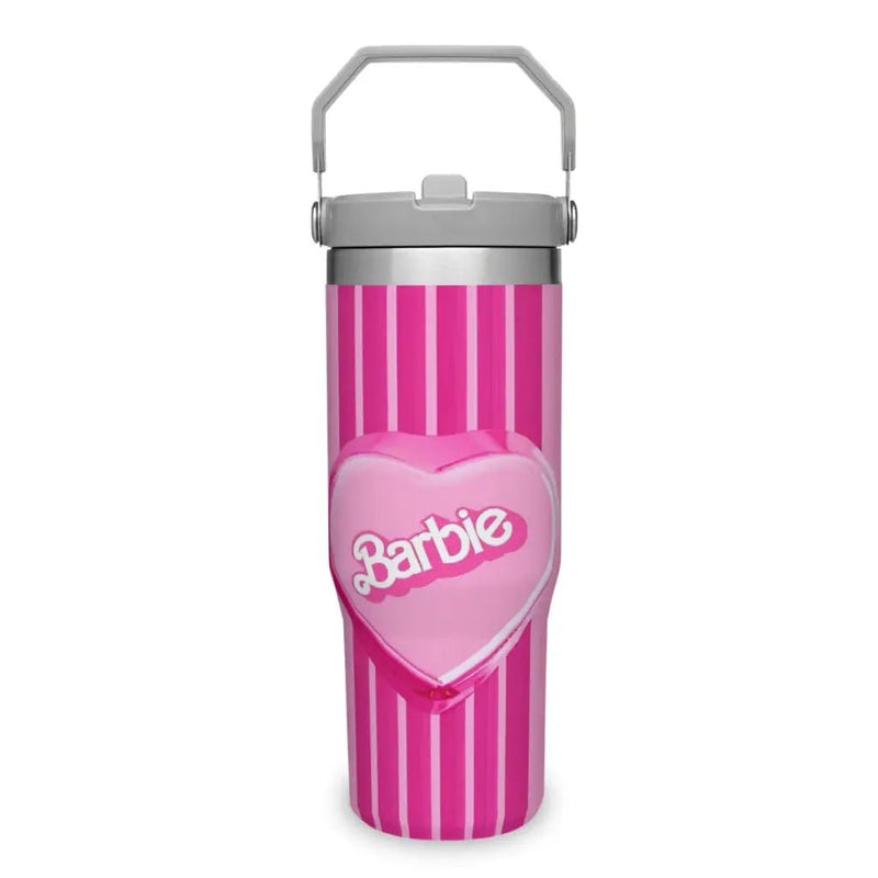 Portable Car Cup Barbie Stainless Steel 304 Tumbler Water Bottle 30oz/900ml - Lacatang Shop