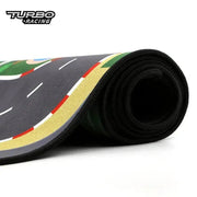 Portable Turbo Racing Rubber Track Mat for 1:76 RC Cars - 160x90cm & 180x80cm Options - Lacatang Shop