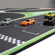 Portable Turbo Racing Rubber Track Mat for 1:76 RC Cars - 160x90cm & 180x80cm Options - Lacatang Shop