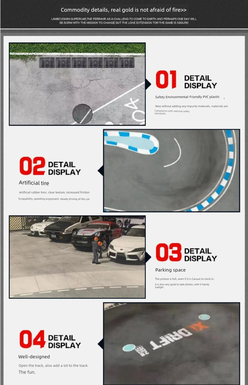 Professional Mini Drift Track - Jingshang Artificial Racing Map - Lacatang Shop