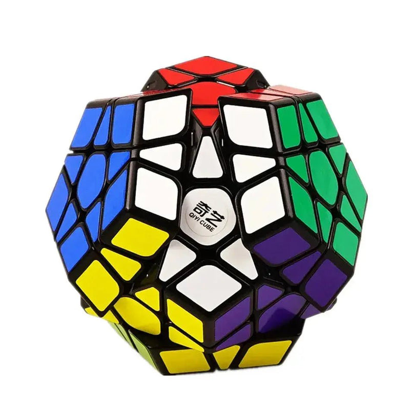 QIYI Stickerless Megaminx Magic Cube - Professional 12 - Sided Speed Puzzle for Kids and Educational Fun - Lacatang Shop