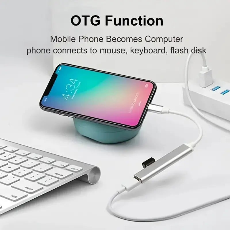 QuadConnect USB 3.0 Hub - Speedy Type - C Splitter - Lacatang Shop