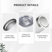 R - Rugrats 20oz Stainless Steel Insulated Thermal Coffee Car Cup Cold Hot Mugs Vacuum Flask - Lacatang Shop