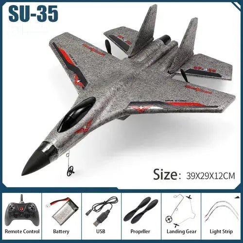 RC Aircraft SU - 35 Plane 2.4G Radio Glider Remote Control Fighter Plane - Lacatang Shop