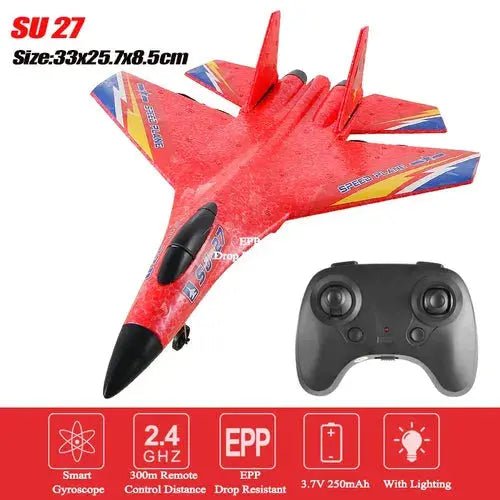 RC Aircraft SU - 35 Plane 2.4G Radio Glider Remote Control Fighter Plane - Lacatang Shop