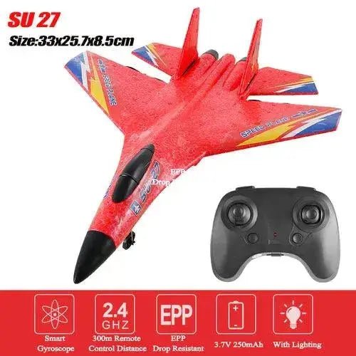 Rc Foam Aircraft Su - 35 Plane 2.4g Radio Control Glider Remote Control - Lacatang Shop