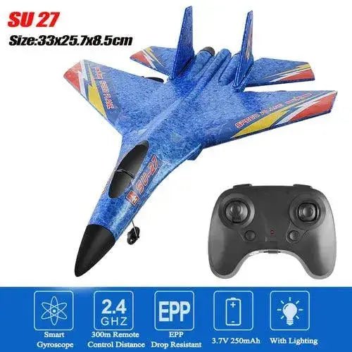 Rc Foam Aircraft Su - 35 Plane 2.4g Radio Control Glider Remote Control - Lacatang Shop