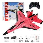 Rc Foam Aircraft Su - 35 Plane 2.4g Radio Control Glider Remote Control - Lacatang Shop