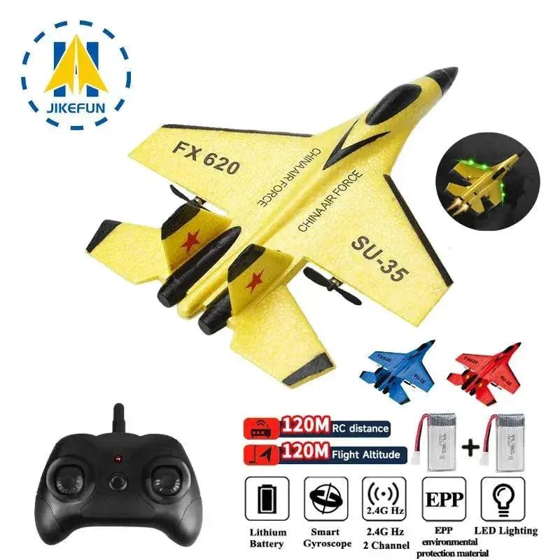 RC Foam Aircraft SU - 35 Plane 2.4G Radio Control Glider Remote Control - Lacatang Shop