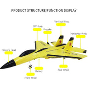 Rc Foam Aircraft Su - 35 Plane 2.4g Radio Control Glider Remote Control - Lacatang Shop