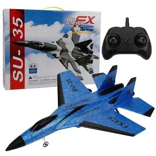 RC Foam Aircraft SU - 35 Plane 2.4G Radio Control Glider Remote Control - Lacatang Shop