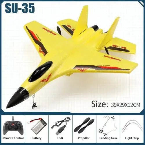 Rc Foam Aircraft Su - 35 Plane 2.4g Radio Control Glider Remote Control - Lacatang Shop