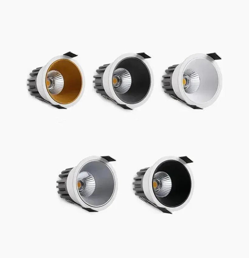 Recessed Downlights Dimmable AC220v 90 - 260v 12W 15W Lamp Round Led Cob Ceiling Room Bedroom Spot Light Home Decor Spot Kitchen - Lacatang Shop