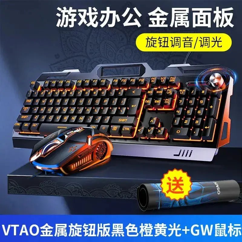 RGB Gamer Keyboard Gaming Keyboard and Mouse Headphone Gamer Kit Backlit USB Wired Computer KeyboardFor Pc Laptop 3 In1 Teclado - Lacatang Shop
