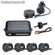 Risingon 12V 22mm Car Parking Sensor Kit Universal 4 Sensors Buzzer Reverse Backup Radar Sound Alert Indicator Probe System - Lacatang Shop